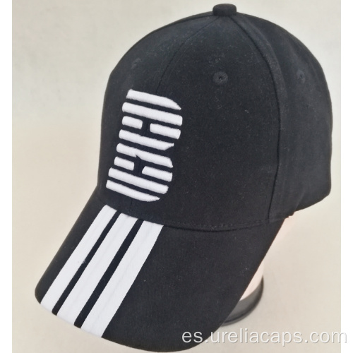 Gorra de béisbol de hebilla de metal